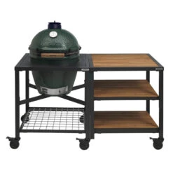 Big Green Egg Modular Outdoor Workspace Compleet Systeem Wood-Wood-Wood Incl. Large Barbecue