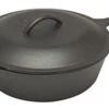 Lodge Logic Skillet Koekenpan Met Deksel ø 27 Cm Gietijzer Zwart