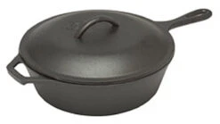 Lodge Logic Skillet Koekenpan Met Deksel ø 27 Cm Gietijzer Zwart