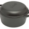 Lodge Logic Double Dutch Oven ø 26 Cm Gietijzer Zwart