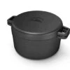 The Bastard Dutch Oven & Griddle Large ø 28 Cm Gietijzer Zwart