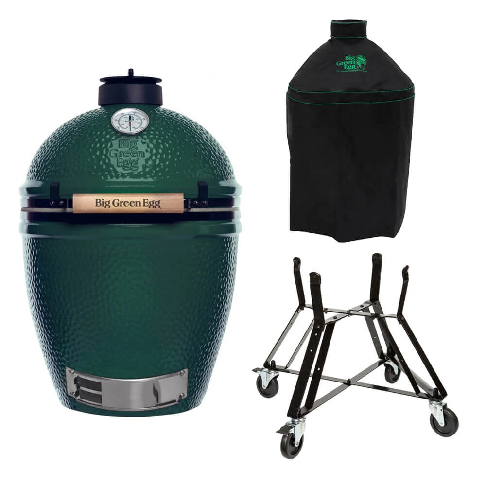 Big Green Egg Large Barbecue ø 47 Cm Keramiek Groen Met Onderstel En Hoes - Image 4
