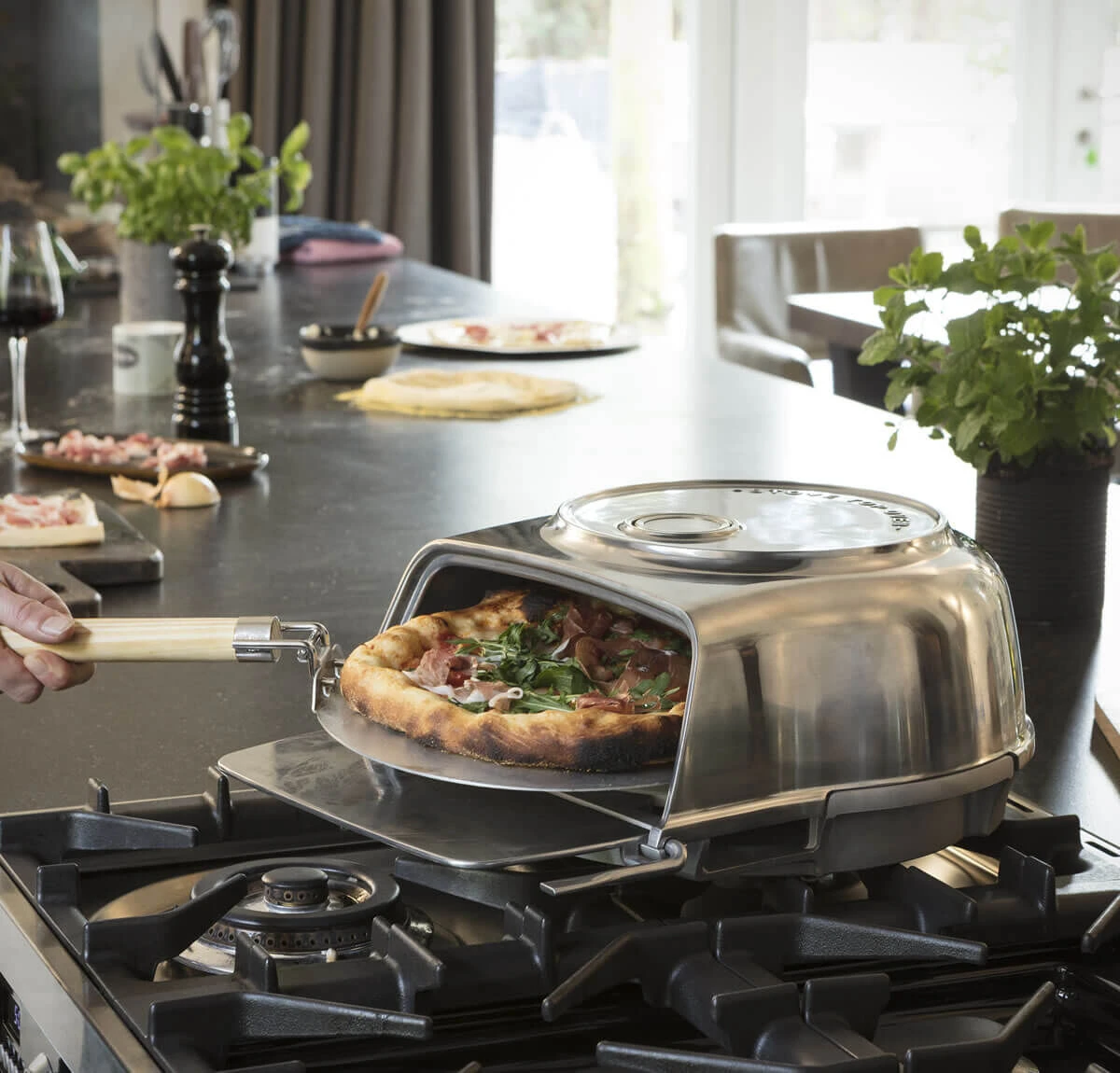 Oldenhof Fernus Stovetop Pizzaoven Rvs - Image 4