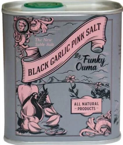 Funky Ouma Black Garlic Zout 320 Gram