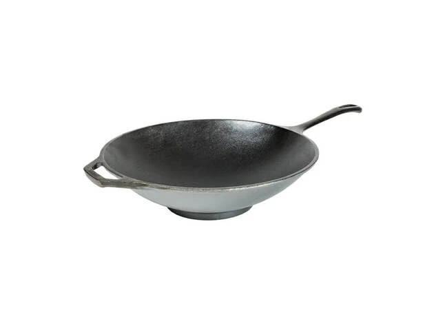 Lodge Logic Wok ø 35,5 Cm Gietijzer Zwart